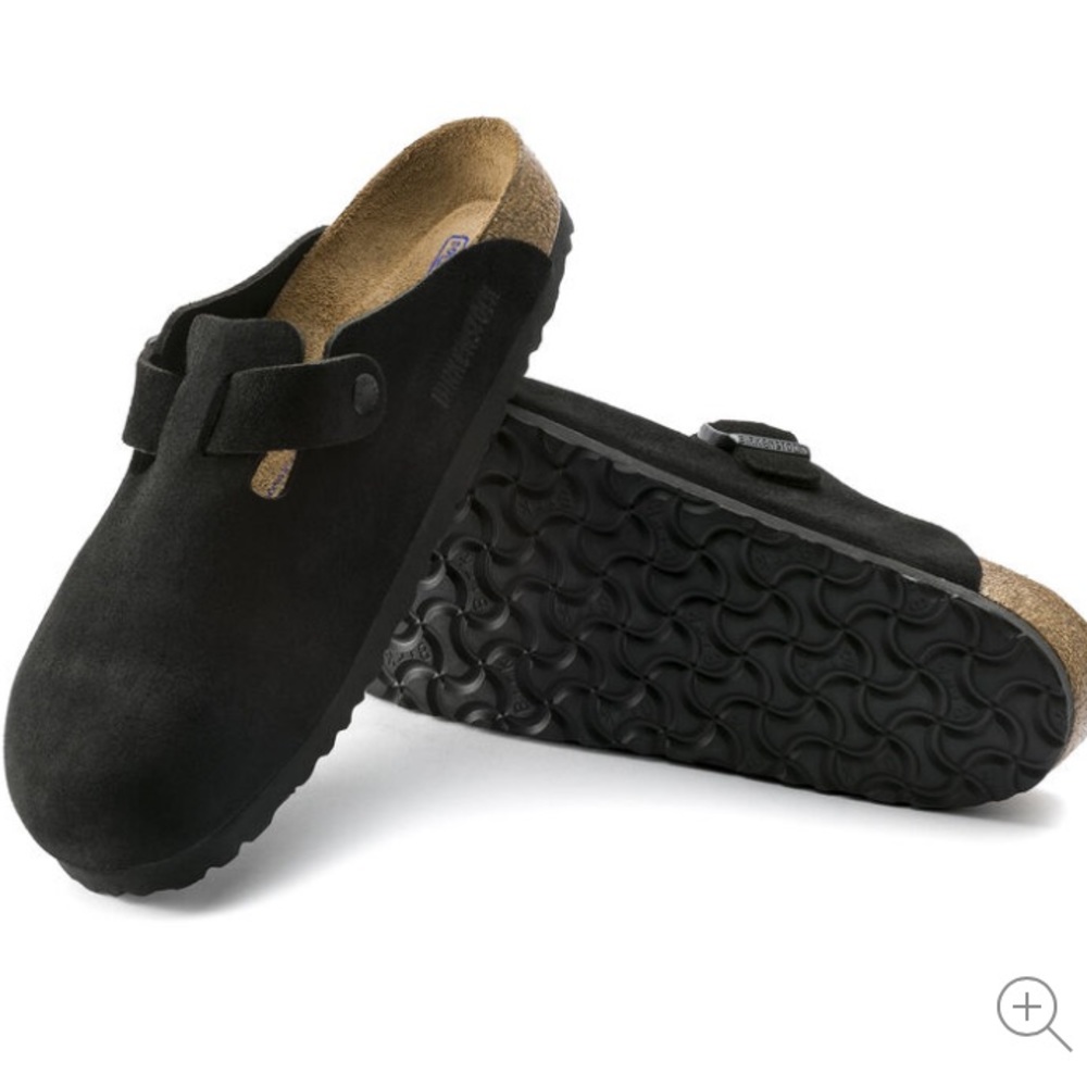 🌿Birkenstock Boston Suede Clogs